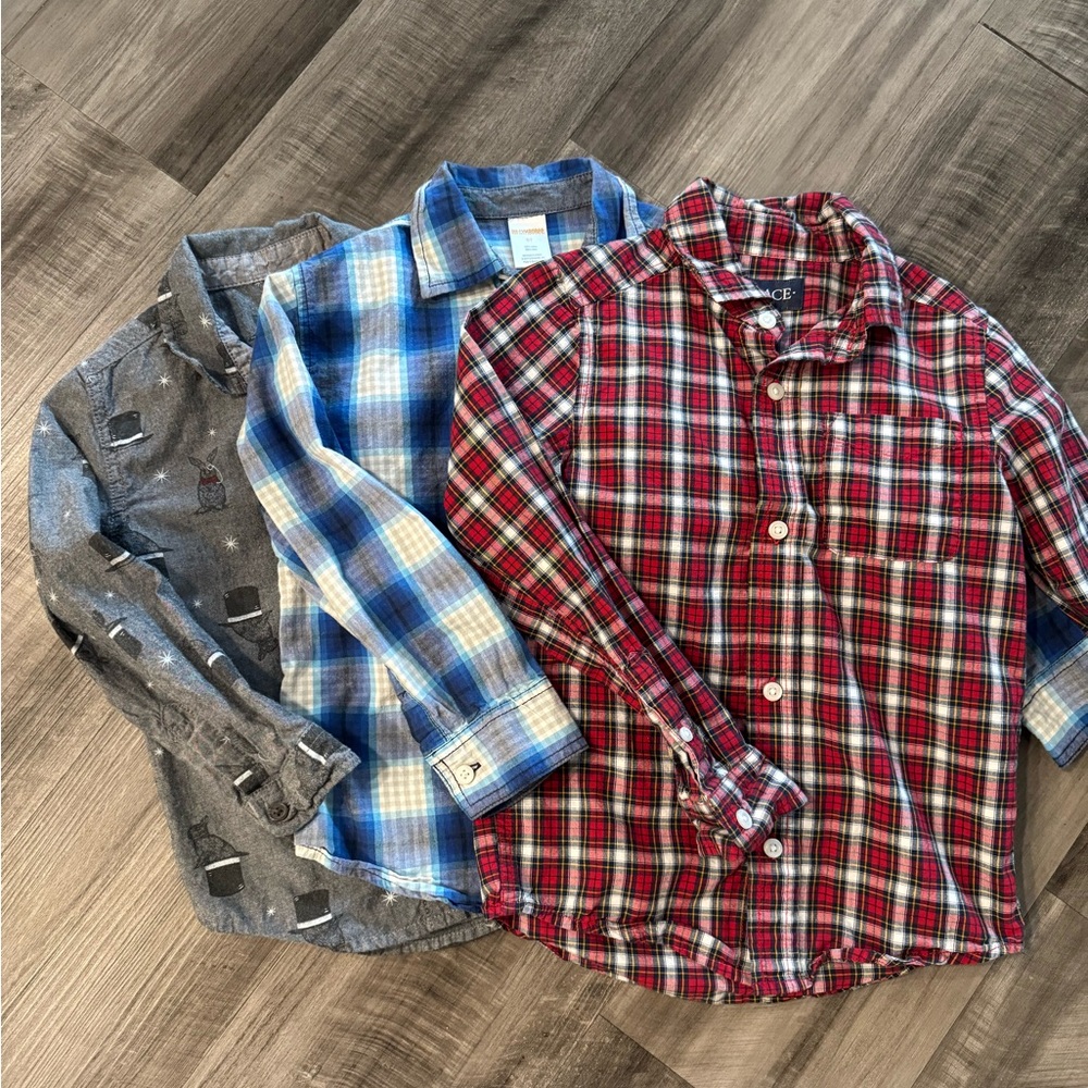 Boys button down 3 piece bundle
